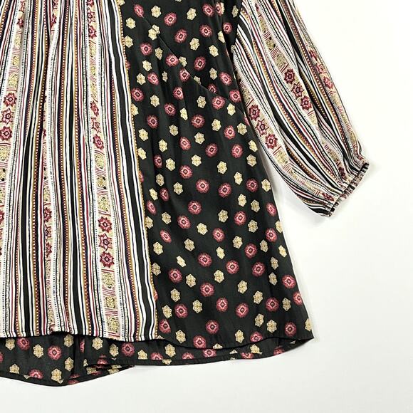 Free People Rain Or Shine Mini Dress Tunic Bohemian Pebble Womens Small - Picture 5 of 9